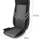 Snailax Shiatsu Back Massager with Heat for Home & Office, Full Back Massage Chair Pad with 8 Kneading Nodes, Vibration Seat Cushion, Chair Massager for Office Workers, Seniors, Mom, Dad Gifts Father