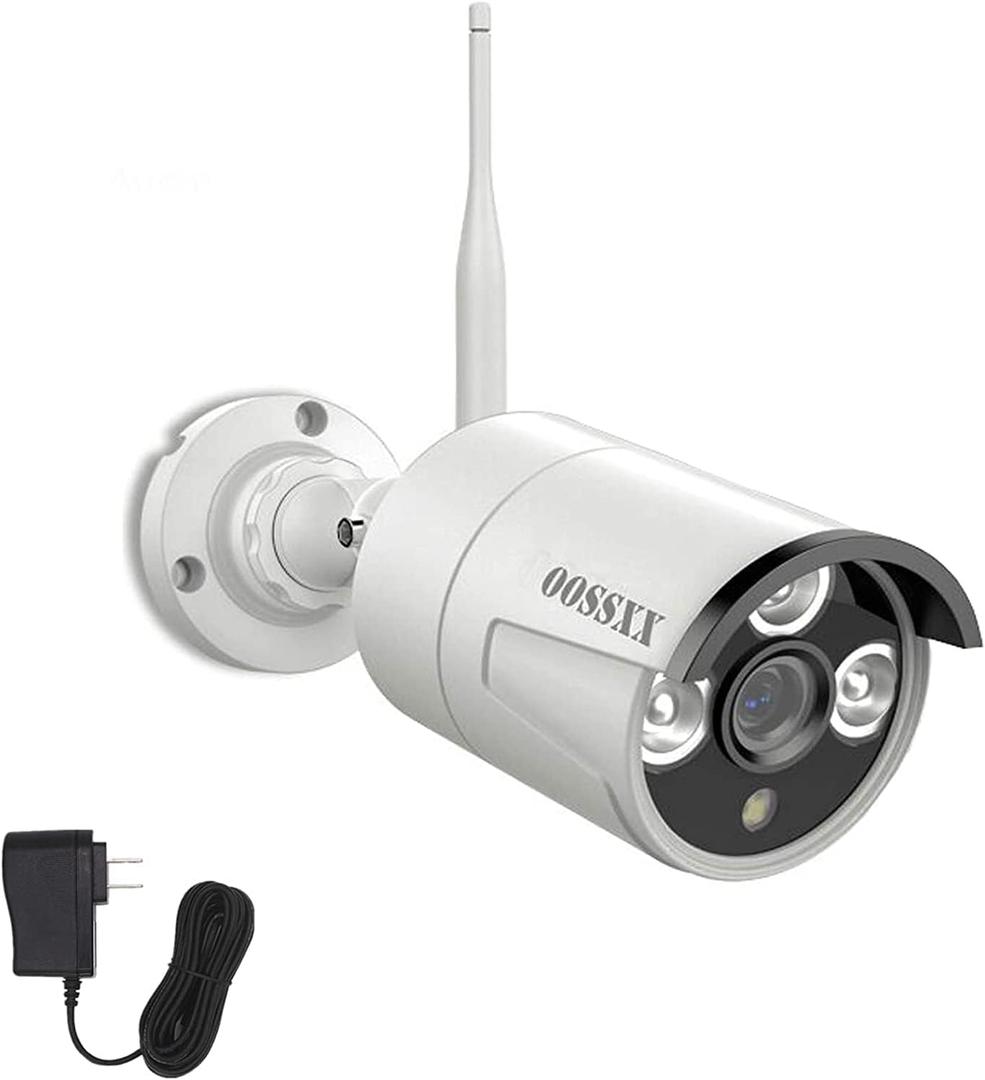 OOSSXX Just for Old Wireless System Extend Camera Outdoor Security 1080P IP67 Waterproof WiFi Camera, Wireless Surveillance