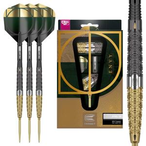 Target Darts Cult Envy 90% Tungsten Swiss Point Steel Tip Darts Set