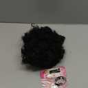 AISI QUEENS Short Afro Puff Drawstring Ponytail - Synthetic Short Afro Kinkys Curly Afro Bun Extension Hairpieces Updo Hair Extensions with Two Clips Natural Black Large Size(1B#)