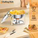 Garvee 2 Pack Chafing Dishes for Buffet, Food Warmers for Parties Buffet