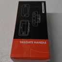 A-Premium Tailgate Handle Bezel with Camera Hole & Keyhole Compatible with Chevy Silverado 1500 2009-2013, Silverado 2500 HD 3500 HD & GMC Sierra 1500 2500 HD 3500 HD, Textured Black