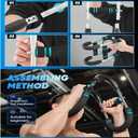 ReeRaa Twister Arm Trainer,Arm Trainer for Men, Adjustable Chest Workout Equipment,Chest Trainer, Shoulder Muscle Training,Wrist & Forearm Strengtheners, Portable Home Fitness Equipment