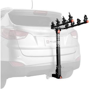 Allen Sports Deluxe Quick Install 4-Bike Hitch Rack, Model 1540RR , Black