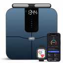 Herz P1 Smart Scale - 8-Electrode Body Composition Scale with Handle | BMI, Body Fat, Muscle Mass, Body Weight Dual-Frequency BIA for Precision Tracking App Tracks 56 Health & Fitness Metrics