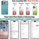 GUERNICA for iPhone 16 Pro Max Wallet Case with RFID Blocking Card Holder for Women Men, Kickstand Shockproof Phone Case for iPhone 16 Pro Max(6.9"),Light Green