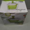 Salad Spinner, 5L Vegetable Washer Dryer Drainer Strainer with Bowl & Colander, Multi-Use Lettuce Spinner, Fruit Washer, Pasta and Fries Spinner