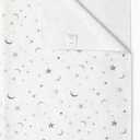 Baby Waterproof Bed Pad Washable Mattress Pad Reusable Underpads Bed Wetting Incontinence Cover for Baby Toddler Children and Adults-White Star