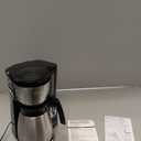 BLACK+DECKER 12 Cup Thermal Programmable Coffee Maker with Brew Strength and VORTEX Technology, Black/Steel, CM2046S