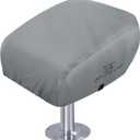 Explore Land Boat Folding Seat Cover - Waterproof 600D Heavy Duty Boat Folding Chair Cover - 18W x 20D x 14H inch, Grey