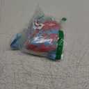 Mototo 5 PCS Tulle Tutu Costume Accessories Set, Blue 3 Layered Tulle Tutu Skirt Striped Socks Headband Gloves For Halloween