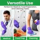 SAFEWAY USA 2000 pcs, 4 Mil Nitrile Disposable Gloves - Multi-Purpose Powder-Free and Non-Latex Textured Fingertips