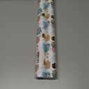 2 x Garbendy Plant Wrapping Paper - Mini Roll -17in x 32.8ft,Metallic Gold Foil Flowerpots,Floral Wrapping Gift Paper for Baby Shower, Birthday, Bridal Shower,Wedding,Party and more