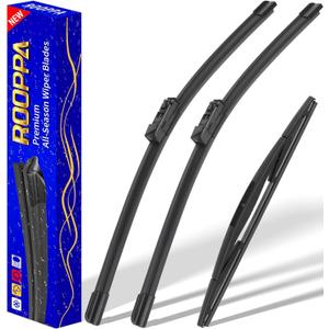 3 wipers Replacement for 2018-2023 Subaru crosstrek/2017-2023 Subaru Impreza, Windshield Wiper Blades Original Equipment Replacement - 26"/16"/12" (Set of 3)