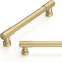 10 Pack Brushed Gold Cabinet Pulls 5 Inch(128mm) Kitchen Cabinet Handles Cabinet Hardware for Drawer Pulls