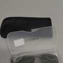 CAXMAN Polarized Clip On Sunglasses for Prescription Glasses Men & Women w/Category 4 Super Dark Lens Compact Fit Non Flip Up 57 * 36mm