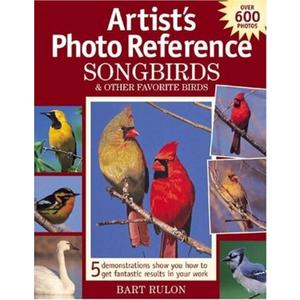 Artists Photo Reference Book: Songbirds & Other Favorite Birds, Hardcover