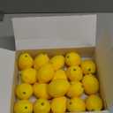 Toopify Fake Lemons, 20 Pcs Ultra Realistic Artificial Fruit with Natural Texture, Matte Non-Glossy Home Kitchen Table Decor for Photography and Party