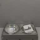 URPOWER 4 Height Adjustable Elevated Dog Bowls - 50oz Large Capacity Stainless Steel Bowls, No-Spill Edge, Non-Slip Stand for Small, Medium, Large Dogs & Pets