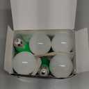 BlueX 6 Pack LED A19 Green Light Bulbs - 9W (60Watt Equivalent) - E26 Base, Party Decoration, Porch, Home Lighting, Holiday Lighting