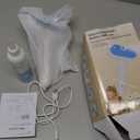 Pet Steam Brush for Dog & Cat - 3-in-1 Steam Grooming Brush for Shedding & Hair Removal - Self Cleaning Spray Comb with Mist for Long Haired Pets - Includes 1*Waterless Shampoo, Blue. (7.87'' - 120ML)