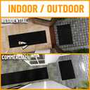 Ottomanson 4x5 Indoor Outdoor Door Mat – Non-Slip Waterproof Floor Mat