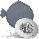 Sink Strainer with Stopper, Wokdada Revolutionary Clog-Free Food Catcher for Garbage Disposal