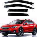 KPY Rain Guards Fit for 2018-2023 Subaru Crosstrek, Out-Channel Window Visors Vent Wind Deflectors 4PC, Car Accessories for 2017-2023 Subaru Impreza Hatchback