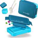My Vesperbox  Lite - Bento Box Kinder - Lunchbox - extrem robust  Brotdose  Brotbox ideal fr Kindergarten und Schule (Blau) (Lite - Blue - 23x17,5x5cm)