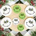 4 x 42 Pcs Christmas Face Eyes Stickers for Crafts Small 3 Inch 2 Inch Transfers Vinyl Faces Pitcher Decals for Ornaments Glass Drinking Cups Wood Decorations Balls Party Supplies (face72)
