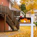 Fall Pumpkin Mailbox Cover 25.5x21 Inch, Happy Fall Y'all Post Letter Box Covers, Autumn Harvest Thanksgiving Magnetic Waterproof Mail Wraps for Outdoor Yard Garden Large Oversized Mailbox Decor