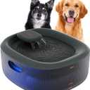 WOPET Dog Water Fountain for Large Dogs, 6L/205oz/1.7Gal Automatic Dog and Cat Water Fountain, Pet Water Dispenser with 5 Filters, Ultra-Quiet Pump, Great for Large Dogs Cats and Multi-Pet Home