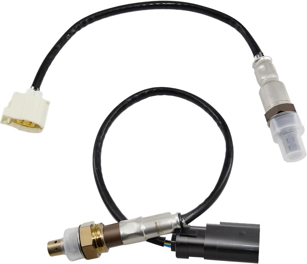 2Pcs Oxygen Sensor Upstream & Downstream 234-5150 234-4545 Compatible for 2013-2022 Chrysler 200 Jeep Cherokee Compass Renegade Ram Promaster City Dodge Dart Fiat 500X 2.4L Wrangler Jk 3.6L