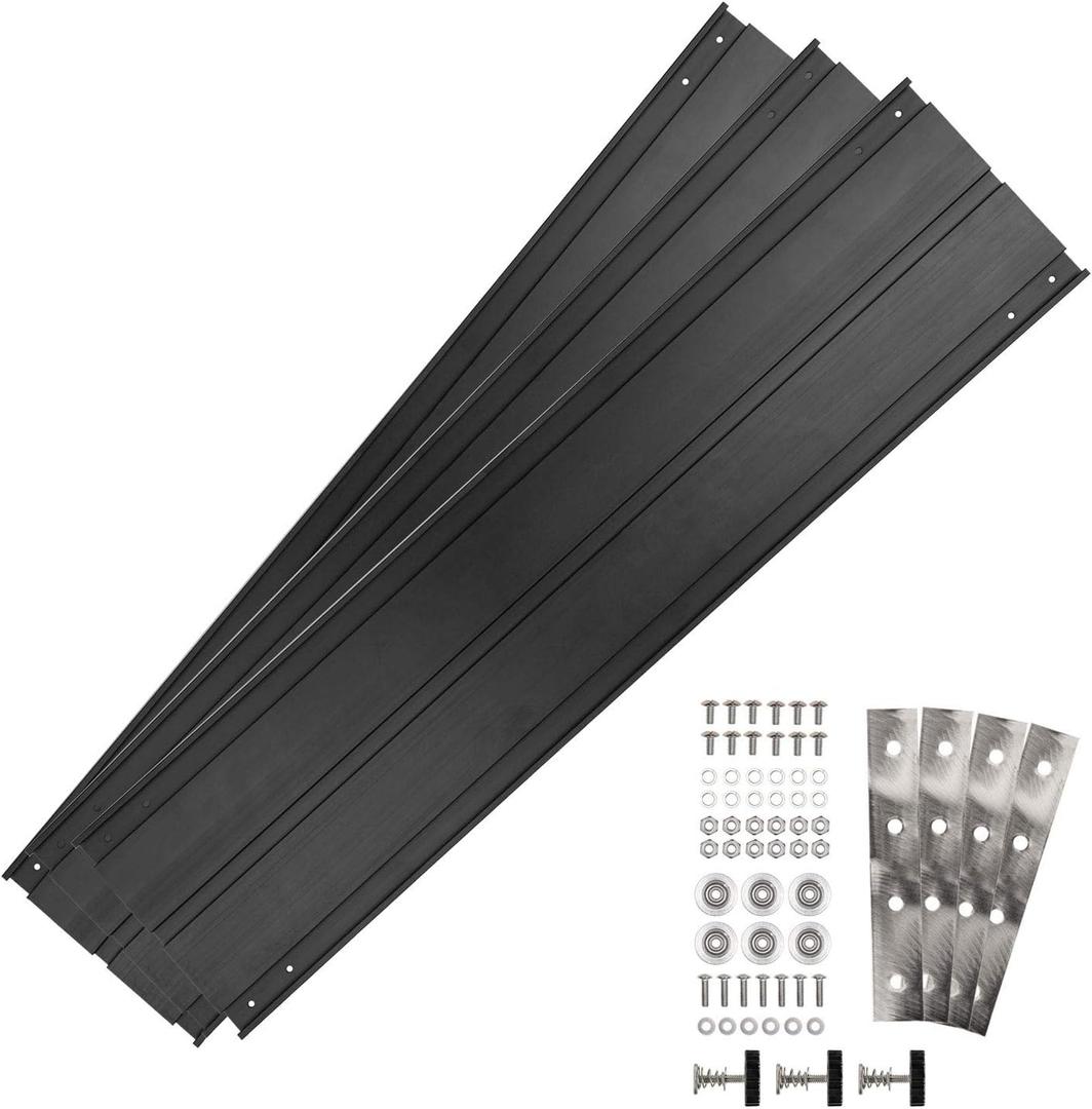 Aluminum Base Station Kit for RBS Rod Building System, Black