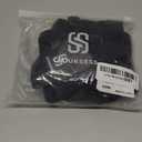 SUUKSESS Women Double Lined Off The Shoulder Tops Fitted Going Out Basic Shirts (Large, Jet Black)