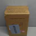 Bathroom Trash Can with Lid, 2 Pack 4 & 2.2 Gallon Automatic Touchless Garbage Can, Small Motion Sensor Smart Trash Can, Slim Waterproof Trash Bin for Bedroom, Bathroom, Office, Living Room (White)