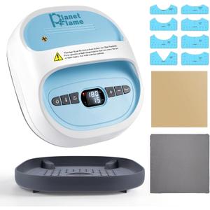 8.3X9.7 Portable Heat Press Machine for T Shirts with Heat Mat