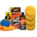 Meguiars Quik Scratch Eraser Kit, Car Scratch Remover for Fixing Surface Blemishes, Includes Scratch X, Drill-Mounted Pad, and Microfiber Towel, Great Car Gifts for Men and Women