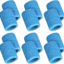 ywmigl 12 Pcs Sports Wristbands Sports Absorbent Wristband Wrist Athletic Sweat Bands