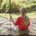 PFFY Bucket Hat for Women Men Cotton Summer Sun Beach Fishing Cap (Red)