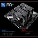 Thermalrlght Peerless Assassin 120 Black CPU Air Cooler, 6 Heat Pipes,Dual 120mm TL-C12B PWM Fan, Aluminium Heatsink Cover, AGHP 4.0 Technology, for AMD AM4 AM5/Intel LGA 1700/115X/1851/1200/2066/2011