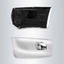 Bumper Middle w/Fog Light Holes Opening Replacement for Peterbilt 579 (w/o Hole Chrome, Left)