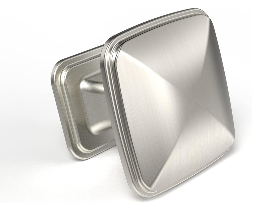 6 pcs Cabinet Knob, 
Brushed Satin Nickel Kitchen Cabinet Knobs Dresser Knobs Drawer Knobs Cabinet Hardware Zinc Knobs for Dresser Drawers