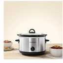 Crock-Pot 4.5 Quarts Manual Design Series Slow Cooker with 3 Manual Heat Settings Cooks Meals for 4 Plus People with Removable Stoneware Bowl, Silver