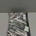 Woven Bath Mat, Modern Bathroom Rug Non-Slip, Washable, Ultra-Absorbent, Quick-Drying Minimalist Bathroom Decor (Black, 24"x16")