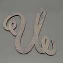 Bright Creations 13-Inch Unfinished Wooden Monogram Letter U, Rustic-Style Home Decor, Paintable Wood Alphabet Letters for Custom Signs, Party Decorations, Crafting and Art Supplies
