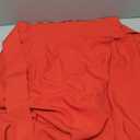 RANPHEE Women's Ankle Length High Waist A-line Flowy Long Maxi Skirt with Pockets (Mid-red, Large)