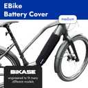 BiKase E-Bike Battery Cover Neoprene Electric Bicycle Battery Cover for Outdoor Riding, Transporting on Car Rack, eBike Battery Cover for Isolating Battery, Waterproof, Dirt Resistant