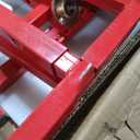 Lawn Mower Lift,Lawn Mower Jack Lift for Riding Mowers,Easy to Install, Safe and Stable.Ridding Mower Lift with telescoping Feature Holds up to 1200 lbs, Rust-Resistant Finish. (Classic Red)