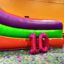2 x Number 0 Balloons 40 Inch Rose Purple Number Balloons for 10 20 30 40 50 60 70 80 90 100 Numbers Balloon Birthday Decorations Wedding Event Baby Shower
